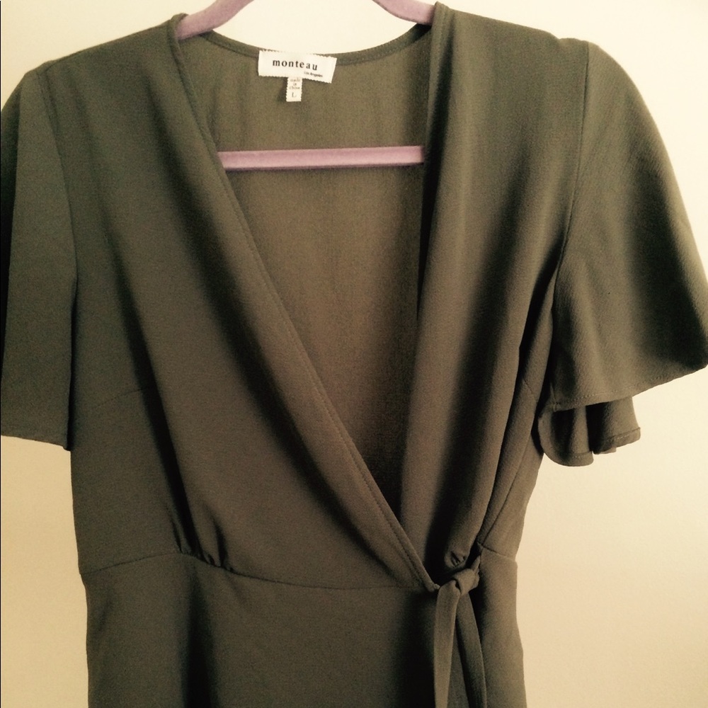 Wrap around blouse